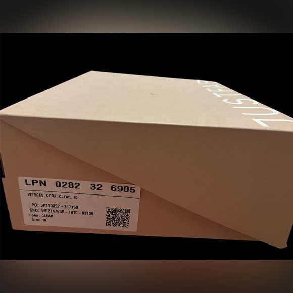 Nude and Rhinestone Wedges - Picture 2 of 6